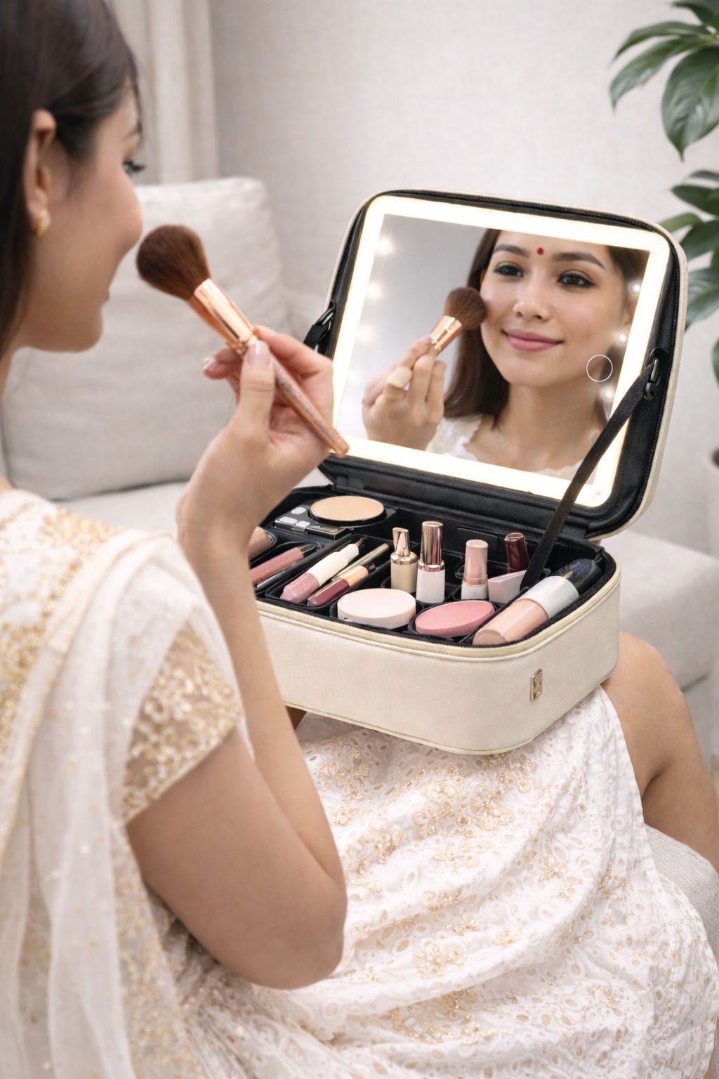 She Glows - Medium Size Vanity with LED Mirror