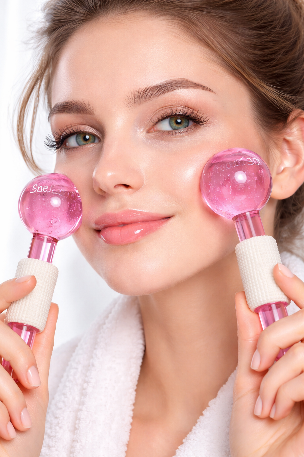 She Glows Ice Therapy Face Globes - 2 pcs