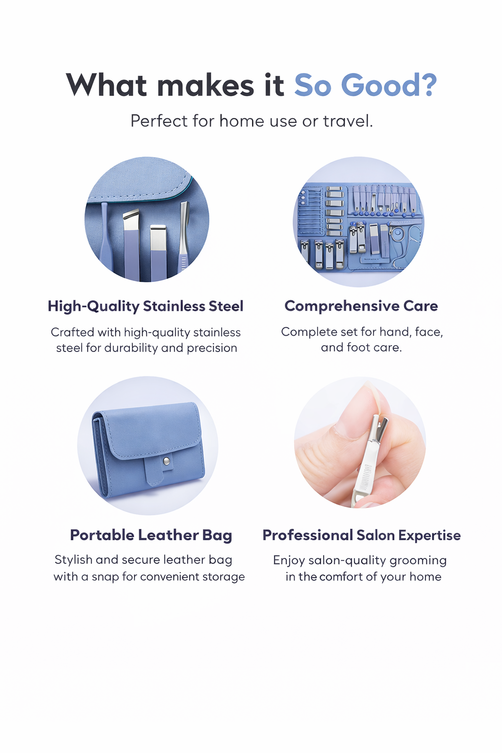16-in-1 Professional Manicure & Pedicure Kit