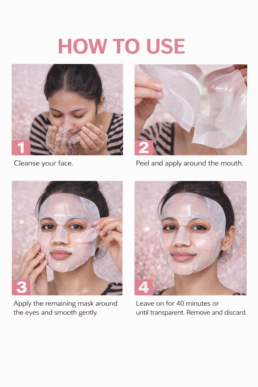 BIO Collagen Mask - Pack of 4