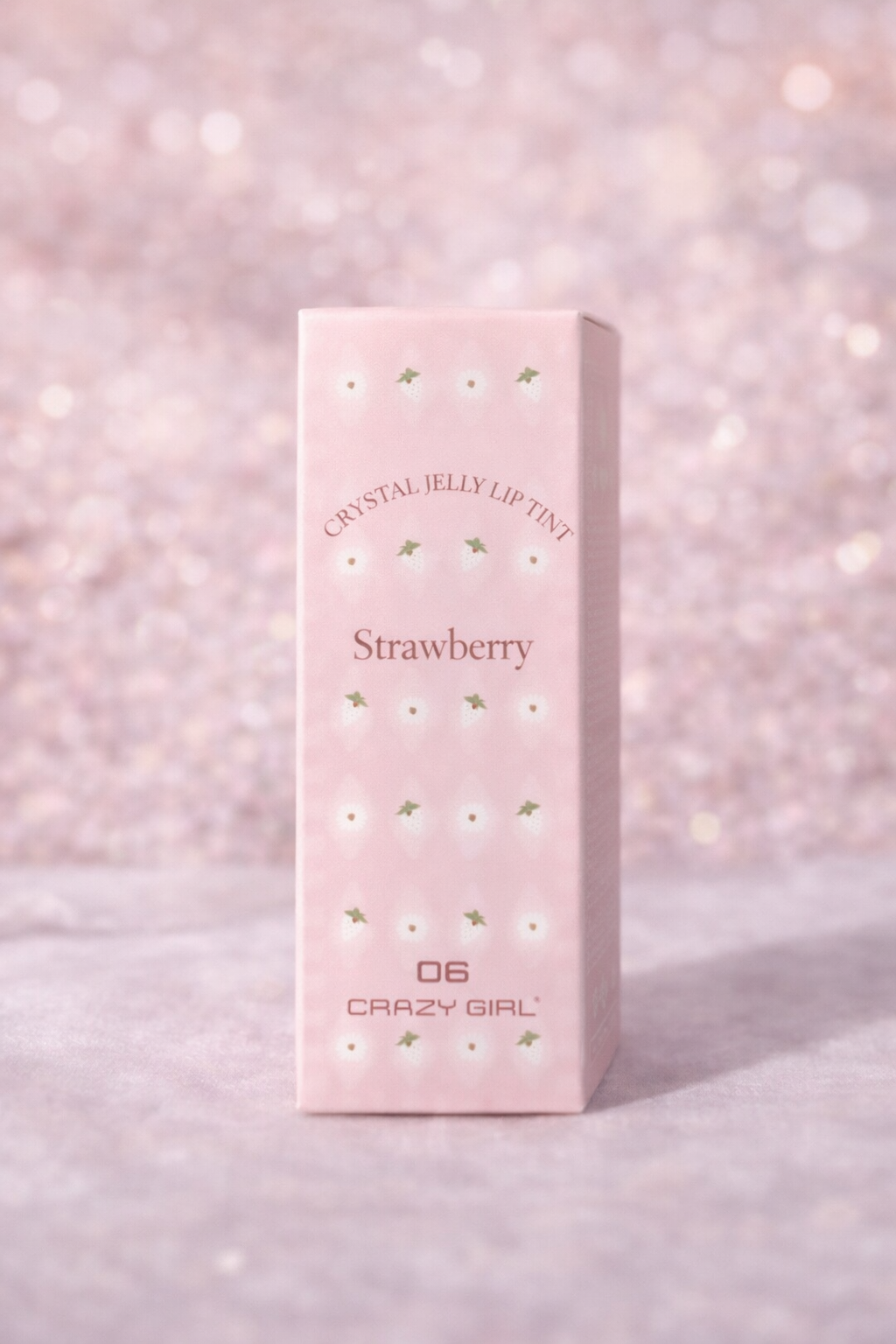 Strawberry Crystal Jelly Lip Tint – Moist & Glossy Finish